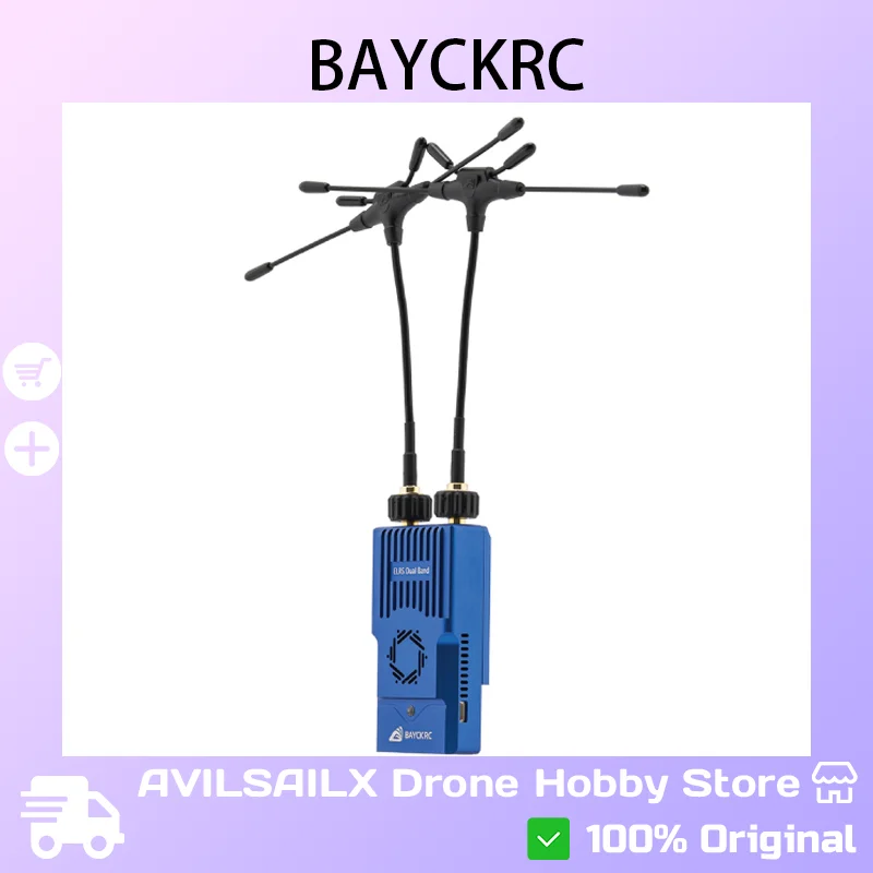 

BAYCKRC C3 ExpressLRS 915/2,4G двухдиапазонный модуль Gemini NANO TX ELRS для деталей радиоуправляемого передатчика