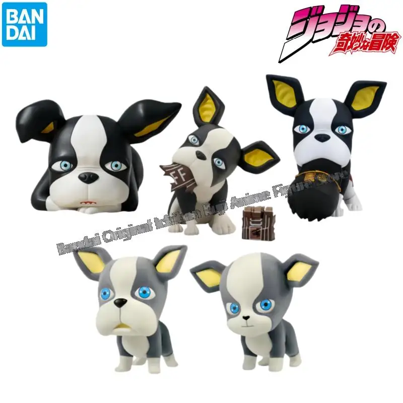 In Stock Bandai Original Box Garage Kit Anime Characters Jojo S Bizarre Adventure Iggy Collectible Original Action Figure Statue - view 2