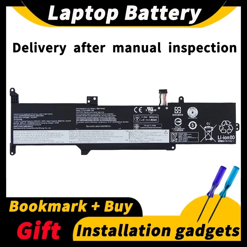 For Lenovo IdeaPad 3-14ADA05 3-14ARE05 3-14IIL05 3-14IML05 3-15ARE05 3-15IIL05 3-15IML05 L19C3PF7 Battery