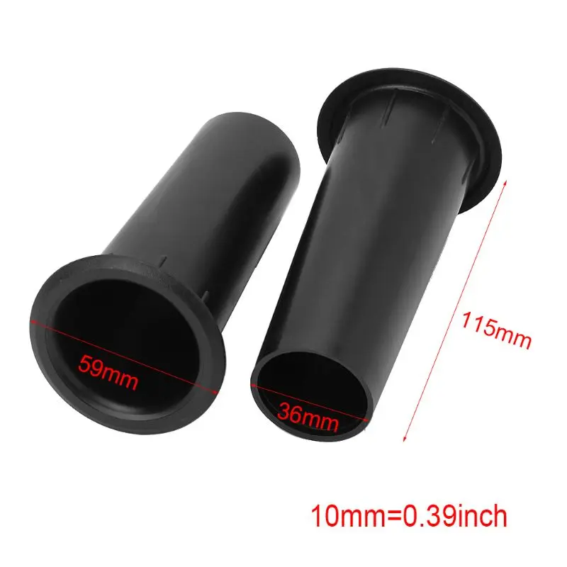 2x Speaker Port Tube Bass Vent Ventilation Connector Vent Ventilation Connector Subwoofer Woofer Box Accessories 896C