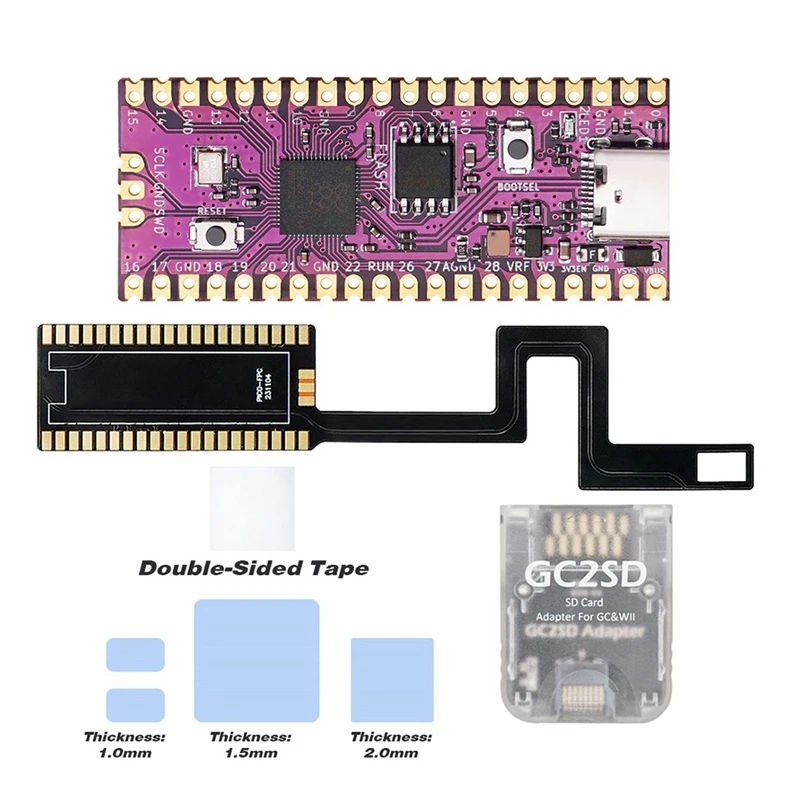 Для-Raspberry-Pi-Pico-Kit-For-NGC-Picoboot-FPC-Flex-Cable-With-GC2SD-Card-Reader-For-Gamecube-NGC-Game-Console-DOL-001-A Y47A