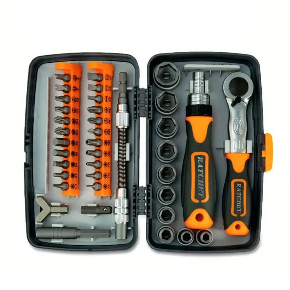 Mini Screwdriver Set 38 In 1 Home Tool For Home Repair Multi Tool Bits Ratcheting Screwdriver Sets With Ratchet Wrench Kit