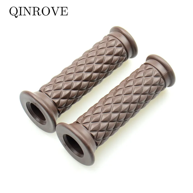 Rubber Motorcycle Accessories 22mm Handlebar Hand Grips Retro Handle Grip Universal For Yamaha MT07 09 Honda Hornet VOGE 525 DSX