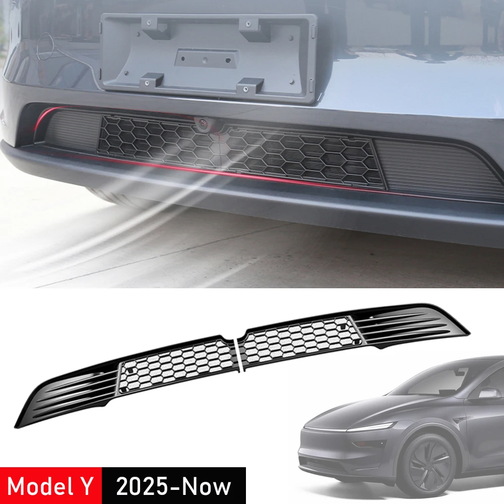 

Front Grill Mesh Insert for Tesla Model Y 2025 2026 Juniper Mesh Grille Grid Inserts Air Inlet Vent Grille Cover Car Accessories