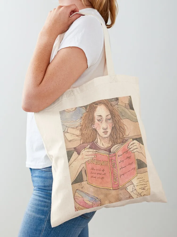 Loveology illustration inspired by Regina Spektor Tote Bag Woman shopper bag Gift bag Women's bags