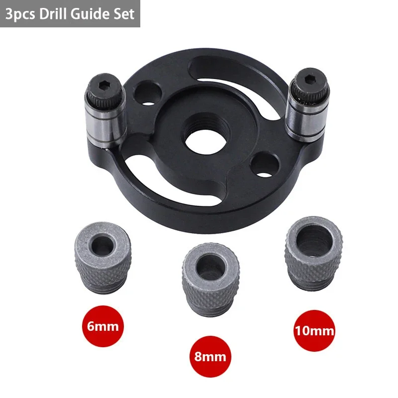 Woodworking Self-Centering Dowel Pocket Hole Jig 3-10mmPuncher Self-centering Drill Guide Locator For DIY Furniture Connection