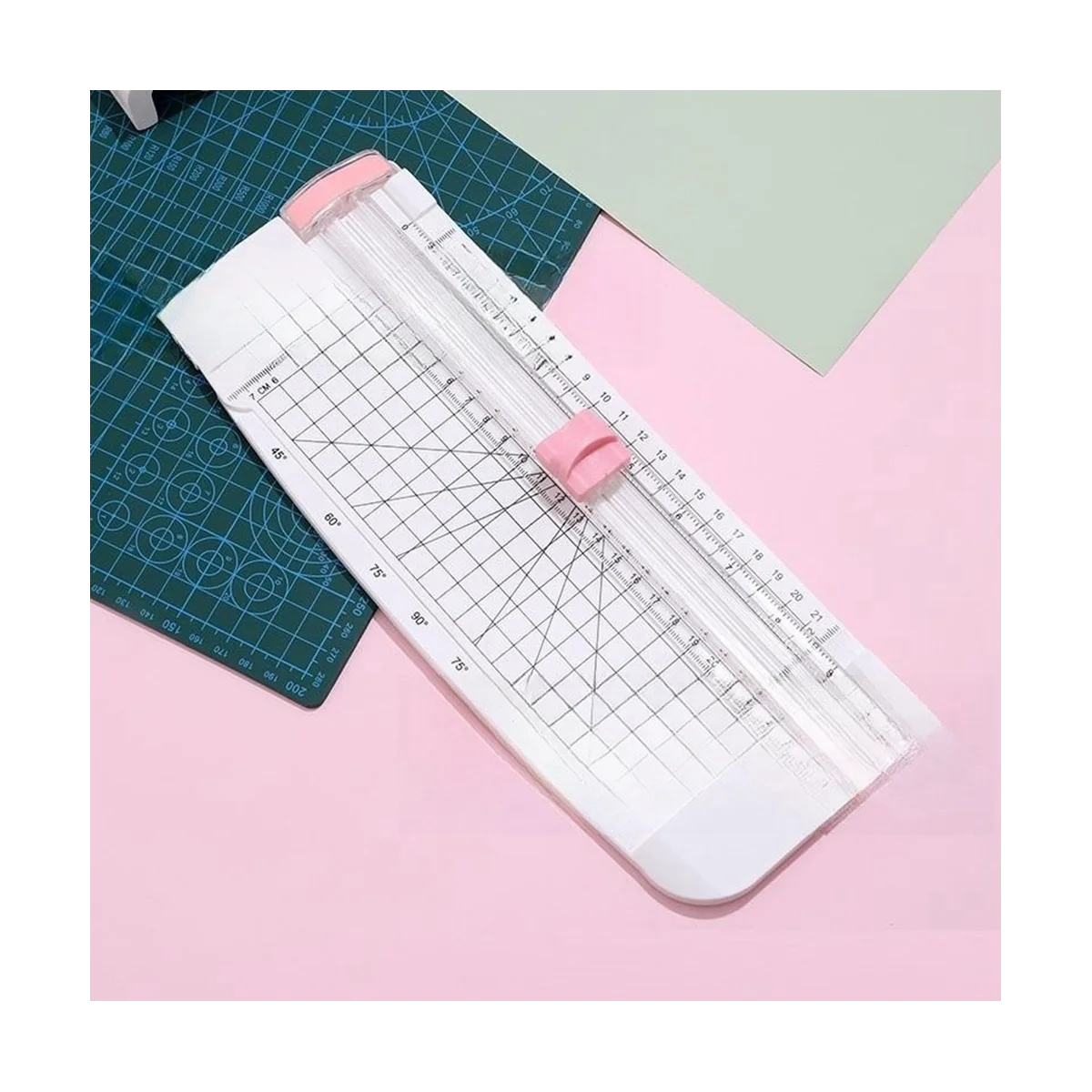 Paper Cutter,Portable Paper Trimmer,12 in Paper Slicer Scrapbooking Tool with Side Ruler for Craft Paper,A4 A5 Paper A