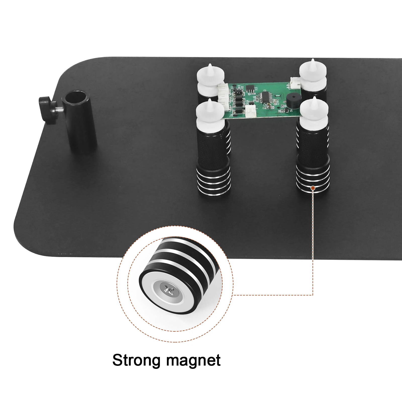 NEWACALOX Magnetic PCB Board Fixed Clip Flexible Arm Welding Auxiliary Tool Soldering Third Hand Welding Positioner Holder