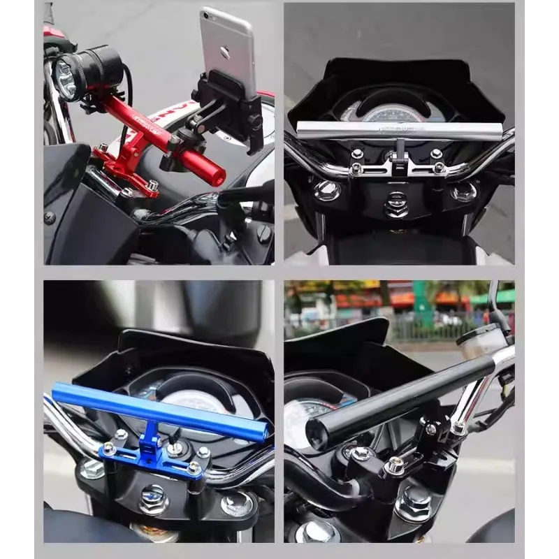 

Motorcycle faucet flat crossbar multi-functional expansion bracket tie rod Suzuki handlebar front expansion modification