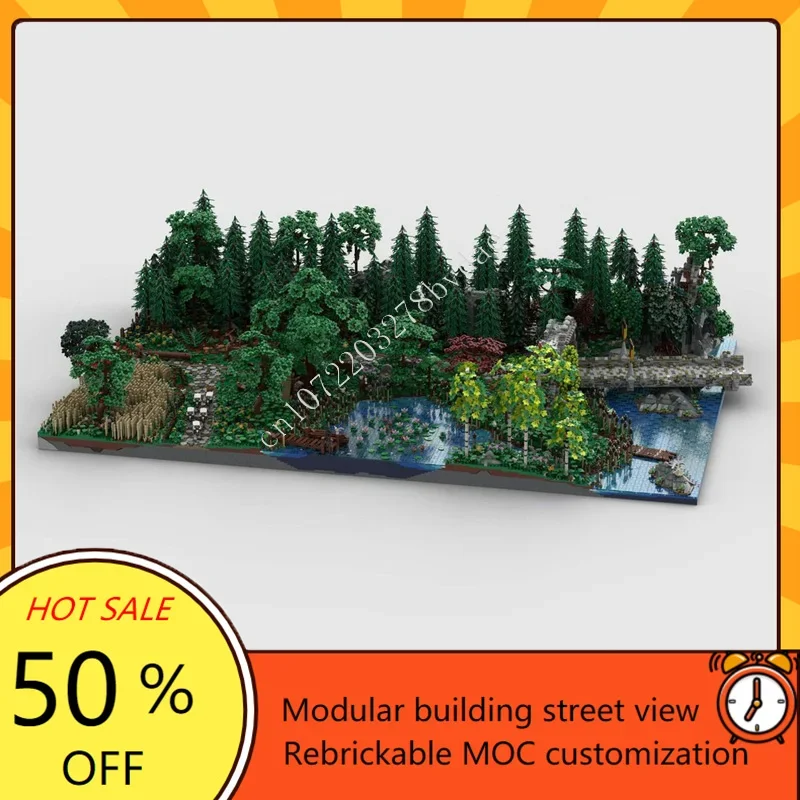 

50973PCS MOC Medieval Castle Custom Puzzle Model Castle Hohengeroldseck Technical DIY Assembly Set Toy For Child Holiday Gift