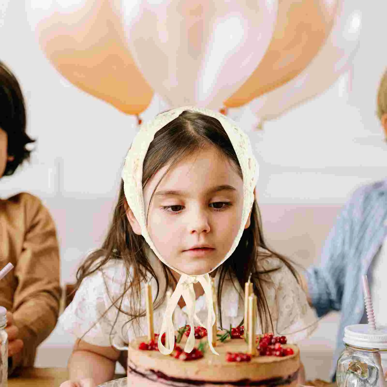 2 uds. 1 Juego (+ caqui) diademas para la cabeza para niñas Bandana de ganchillo bufanda para el pelo turbante triangular para mujeres