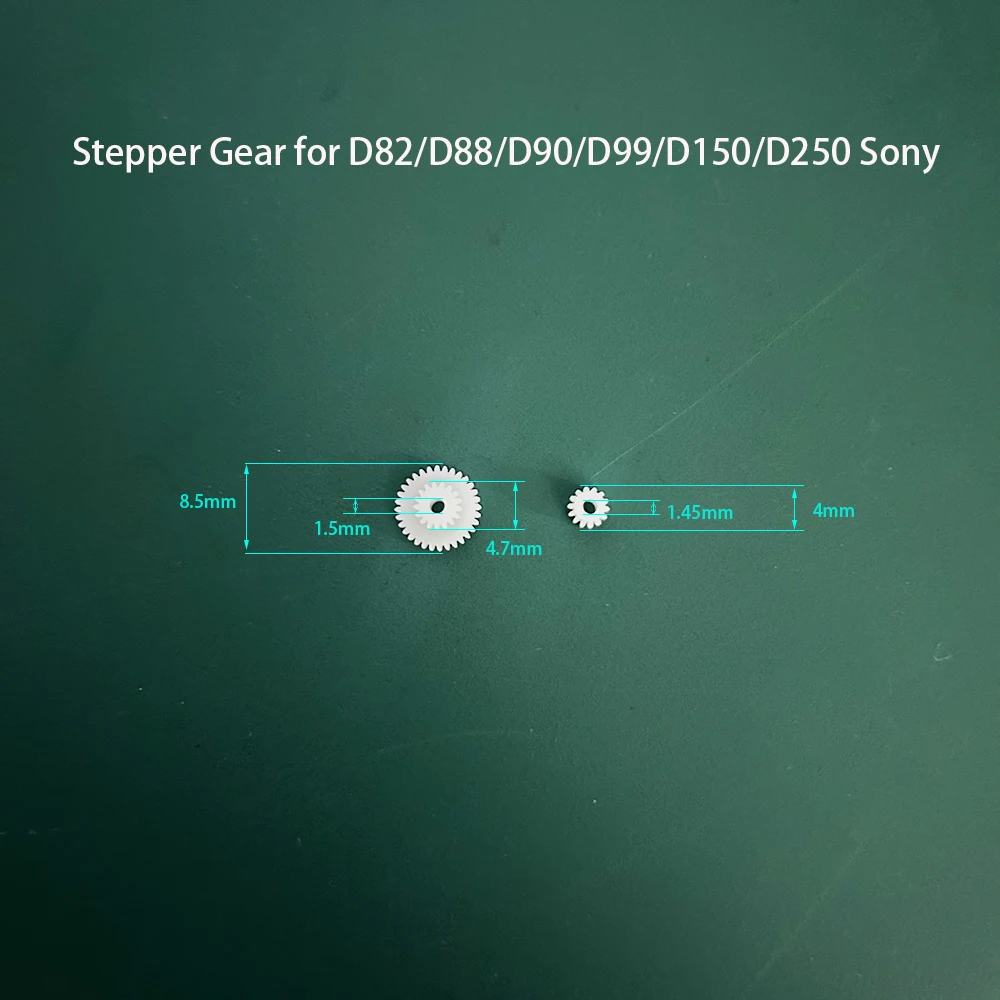 Engranaje paso a paso láser D-Z555 para D82/D88/D90/D99/D150/D250 para Sony Discman d-walkman pieza de reparación del mecanismo de seguimiento