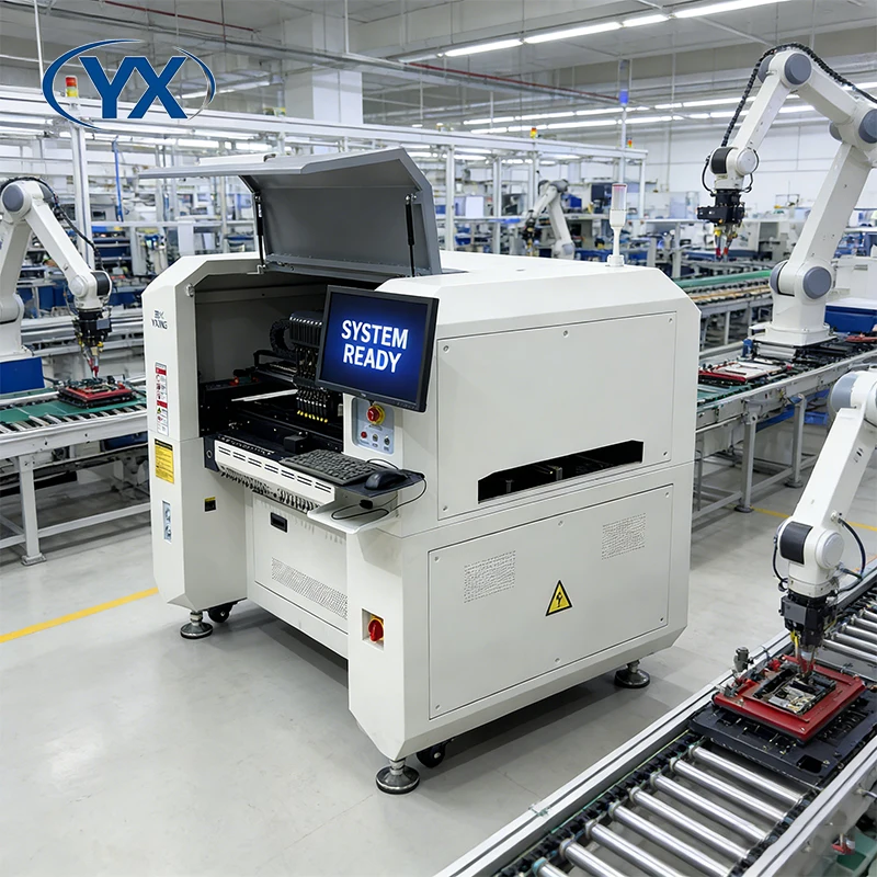 Máquina de Colocación de Componentes SMT880-F Totalmente Automática, 8 Cabezales, Montadora de Chips SMD, Máquina de Colocación de LED para Línea de Ensamblaje SMT