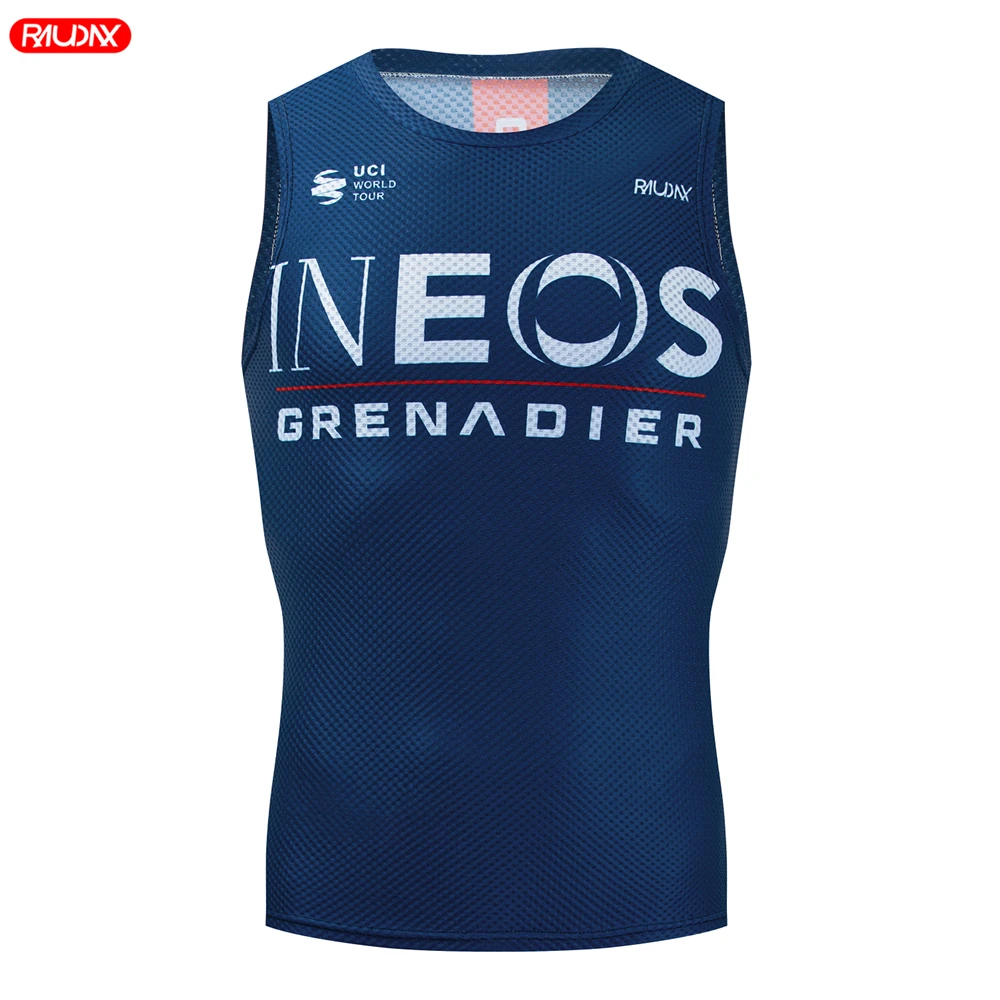 Ineos Grenadiers Base Layer Vest Sleeveless Quick Dry Shirts Running Mtb Breathable Mountain Bike Sleeveless Cycling Vest