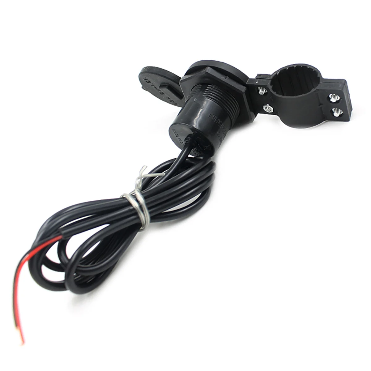 120 سنتيمتر 12 فولت 1.5A دراجة نارية Usb مقاوم للماء الأسود ل Gps Mp3 الهاتف المحمول سيارة محول مقبس التيار الكهربائي