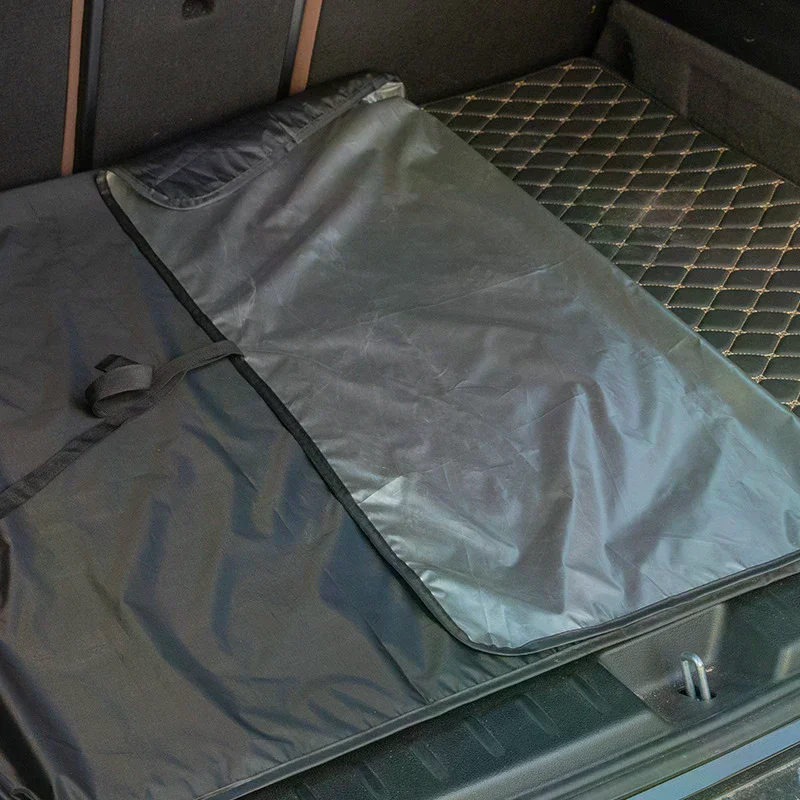 Universal Waterproof Polyester Fiber Cargo Mat Portable Dustproof Luggage Liner Pet Mat For Car SUV Trunk Protection