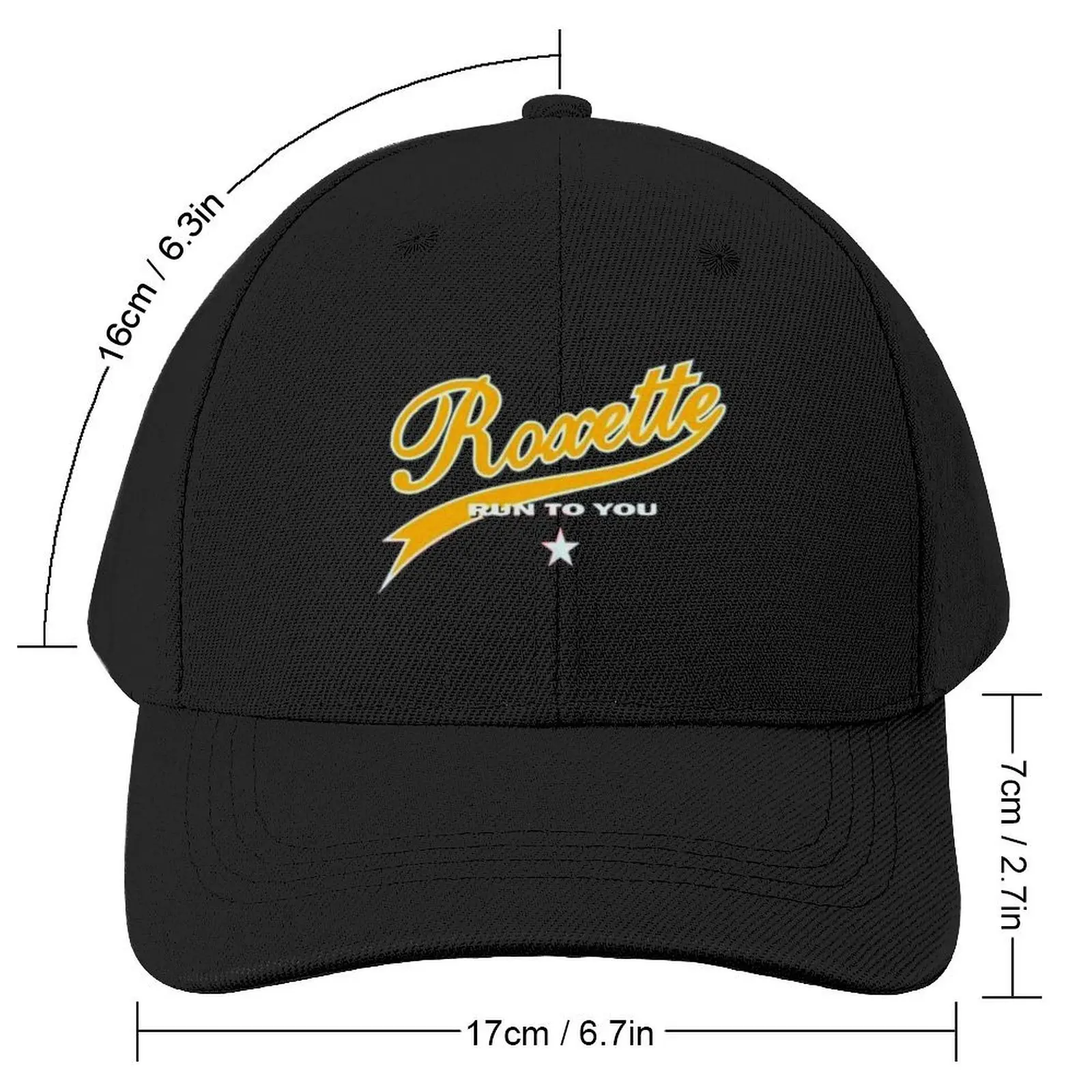 best tour logo gajiumr pop rock band music roxette Baseball Cap black Visor fashionable Beach Bag Girl'S Hats Men's