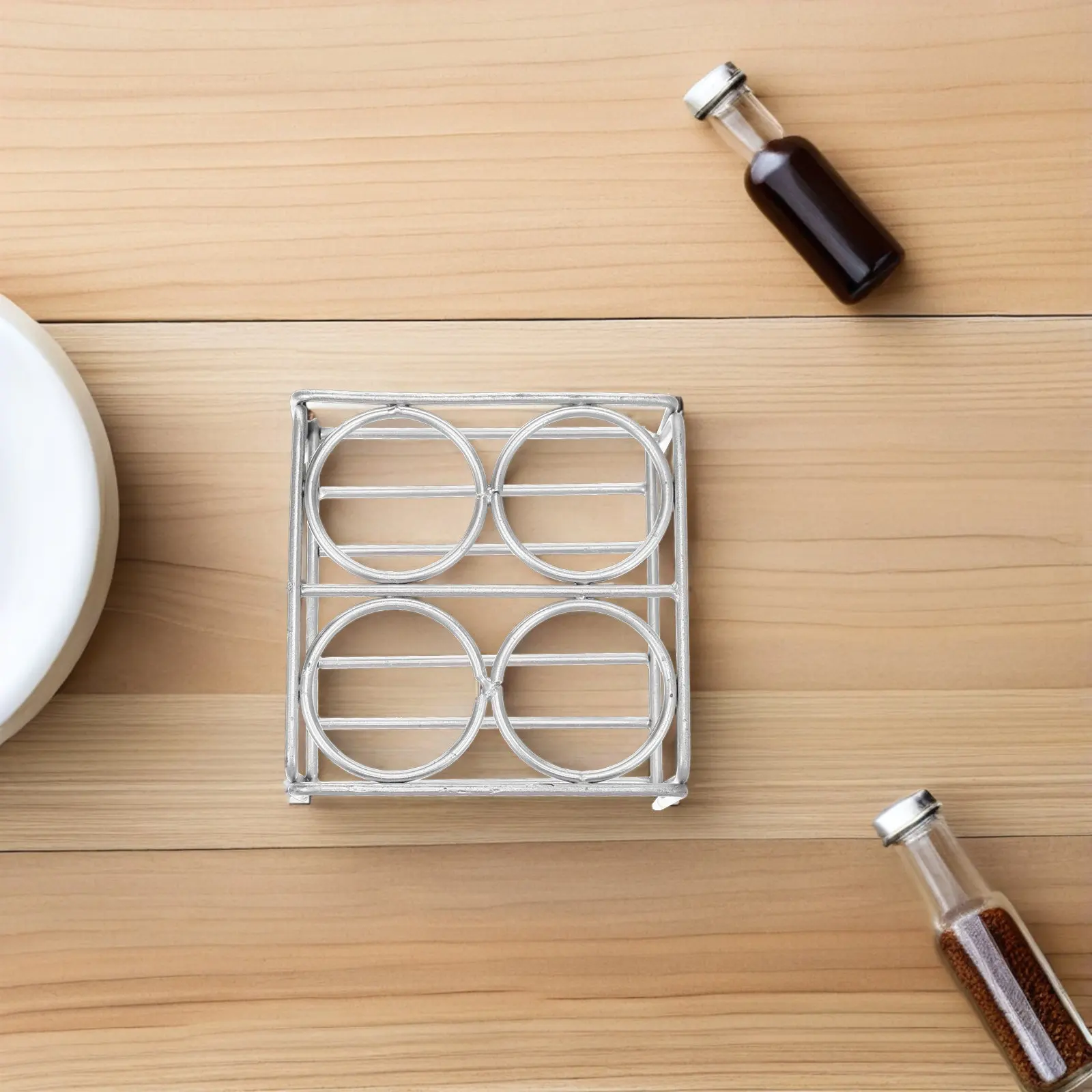 Laboratory Crucible Rack Four-Hole Wire Stand Stable Equipment High Temperature Resistant Chemistry - view 4