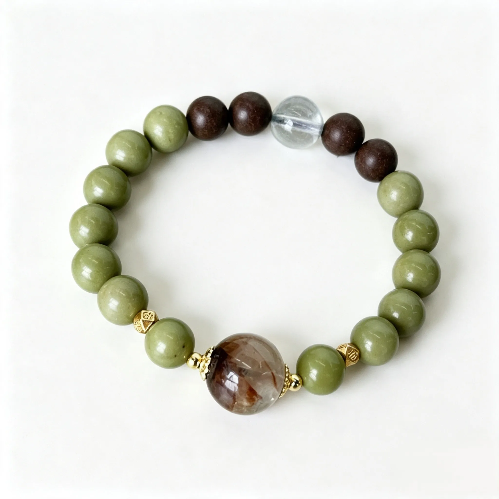Natural Ancient Craft Blended Incense Bracelet,  Osmanthus Scent Beaded Bracelet, Versatile Elegant High‑Grade Hand Jewelry