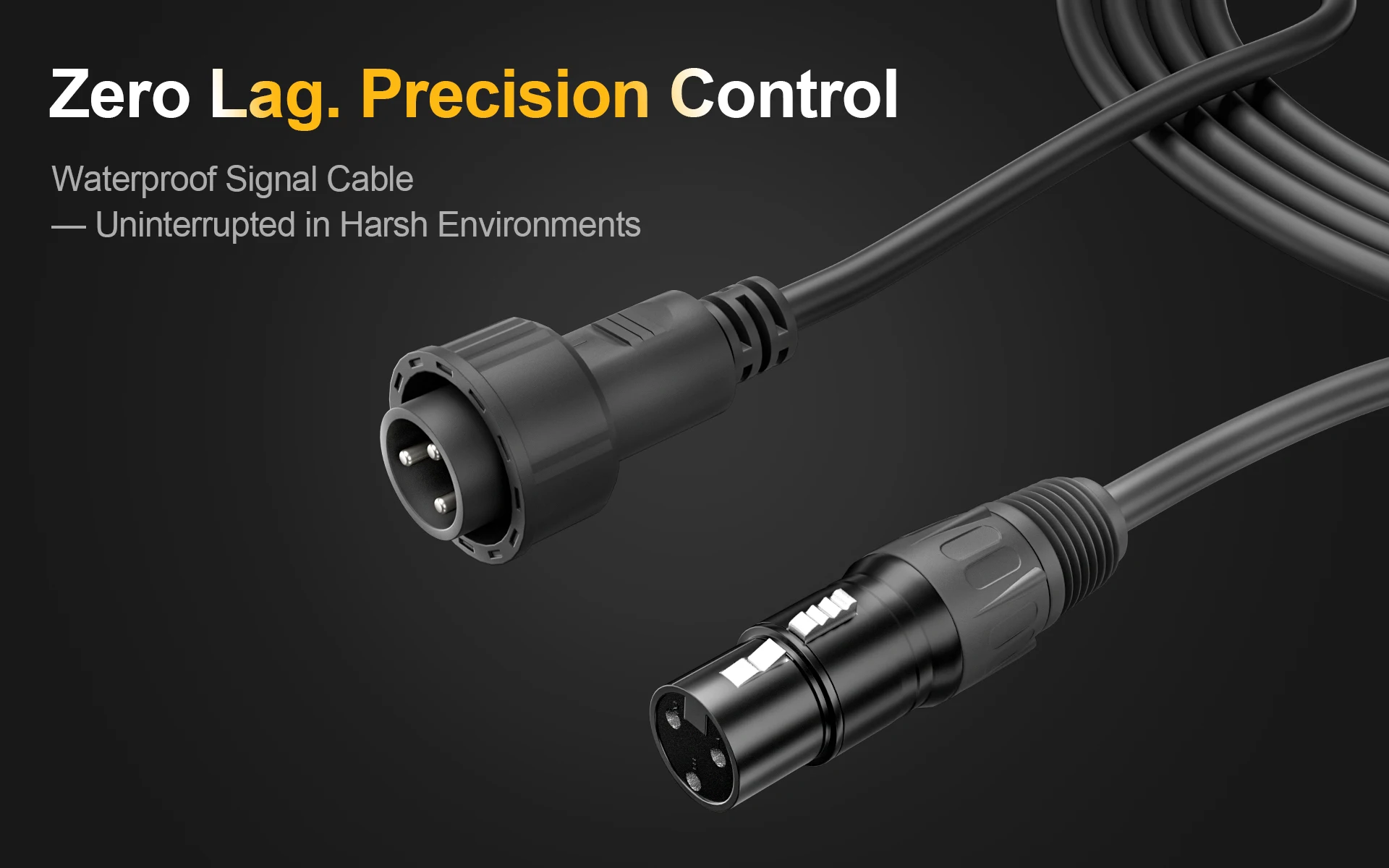 SHEHDS 1M/3M/5M/10M DMX Kabel Bühne Licht Zubehör für Led Par Licht Moving Head Konsole Verbindung – Detail 5