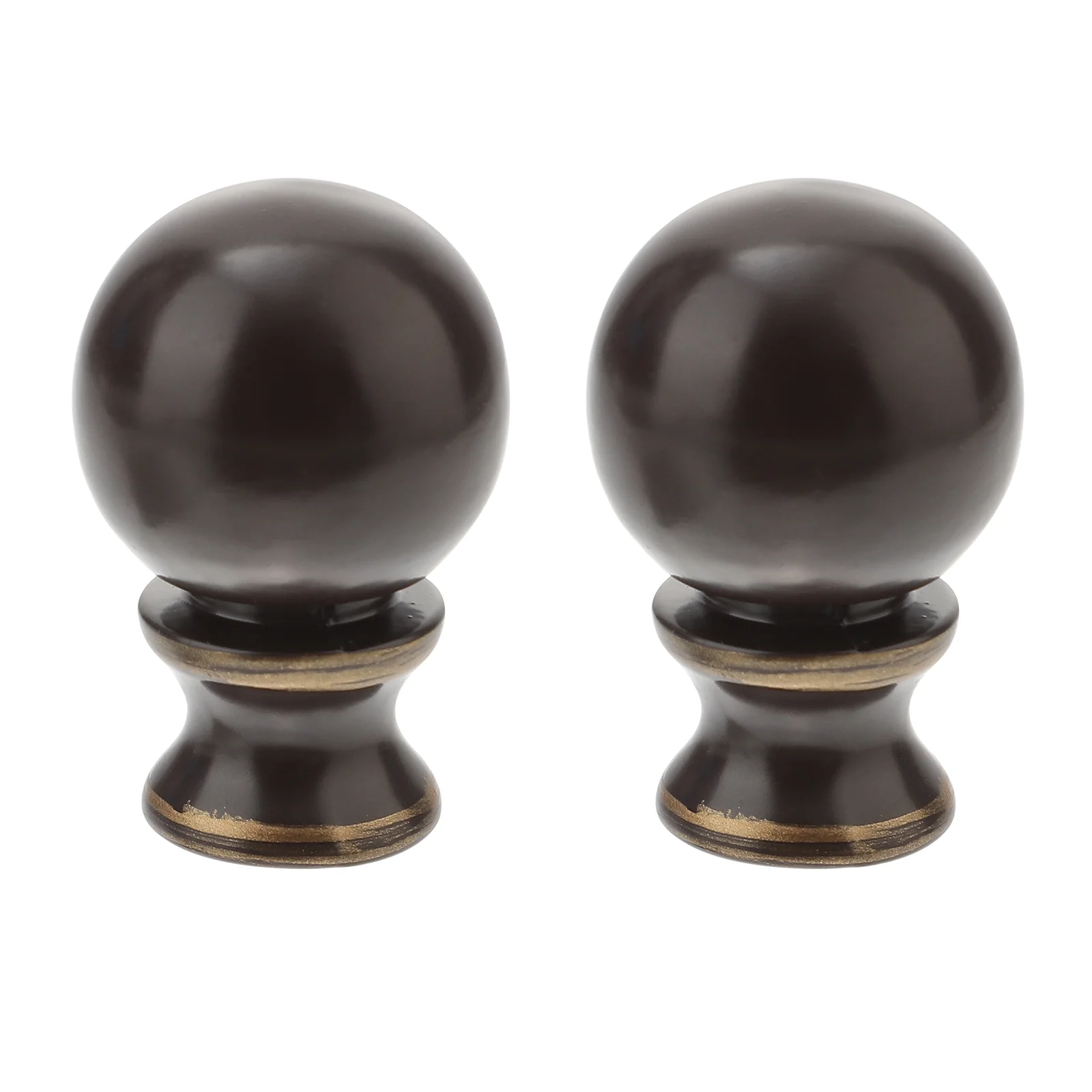 

2 Pcs Table Lamp Decorative Cap Finials Suitable for Lamps Caps Knobs Lampshade High Hardness Light Ball Iron Sturdy