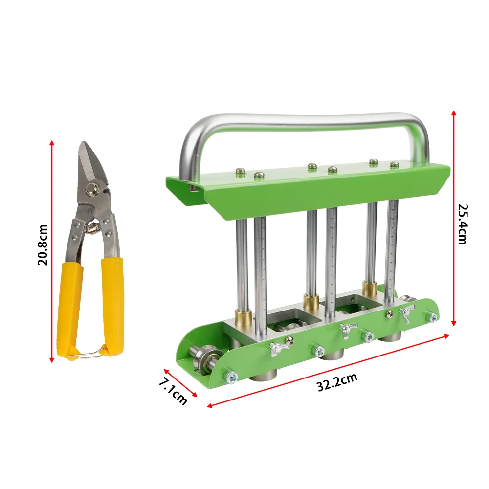 Professional Edition 3-Station Metal Edge Roller Bending Tool for Making Rain Diverter & Folding Edges for Metal Roofs