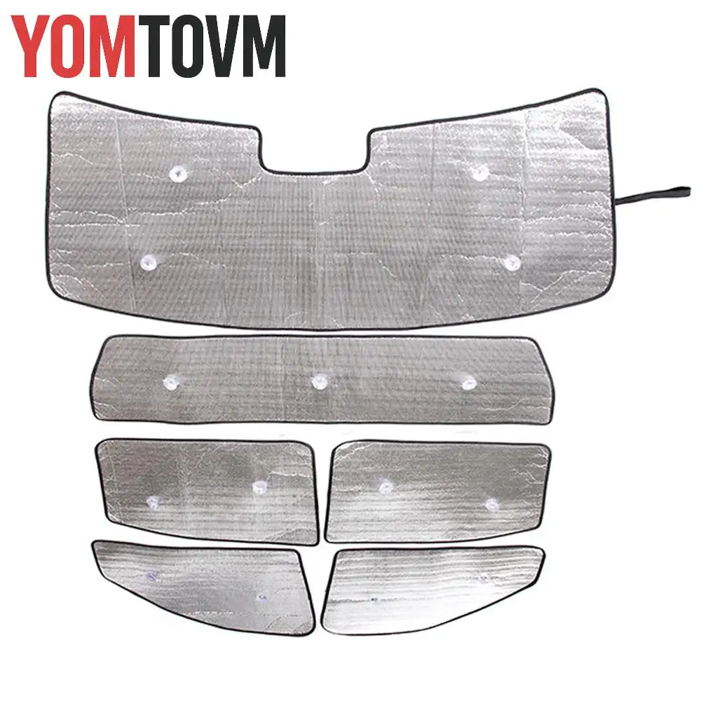 

6pcs Car Window Sunshade Visors Full Set UV Block Cover For Toyota Tundra 2022-2023