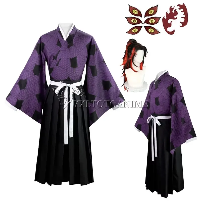 costume-de-cosplay-anime-kokushibo-perruque-kimono-violet-tsugikuni-michikatsu-fete-d'halloween-jeux-de-role-tenues-de-carnaval