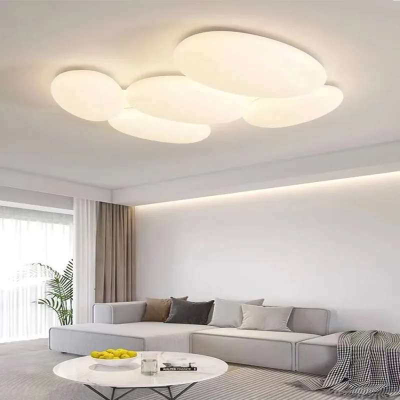 

Nordic Minimalist Ceiling Lamp design milky white light For Bedroom children Light Restaurant decoration aesthetic room lighting