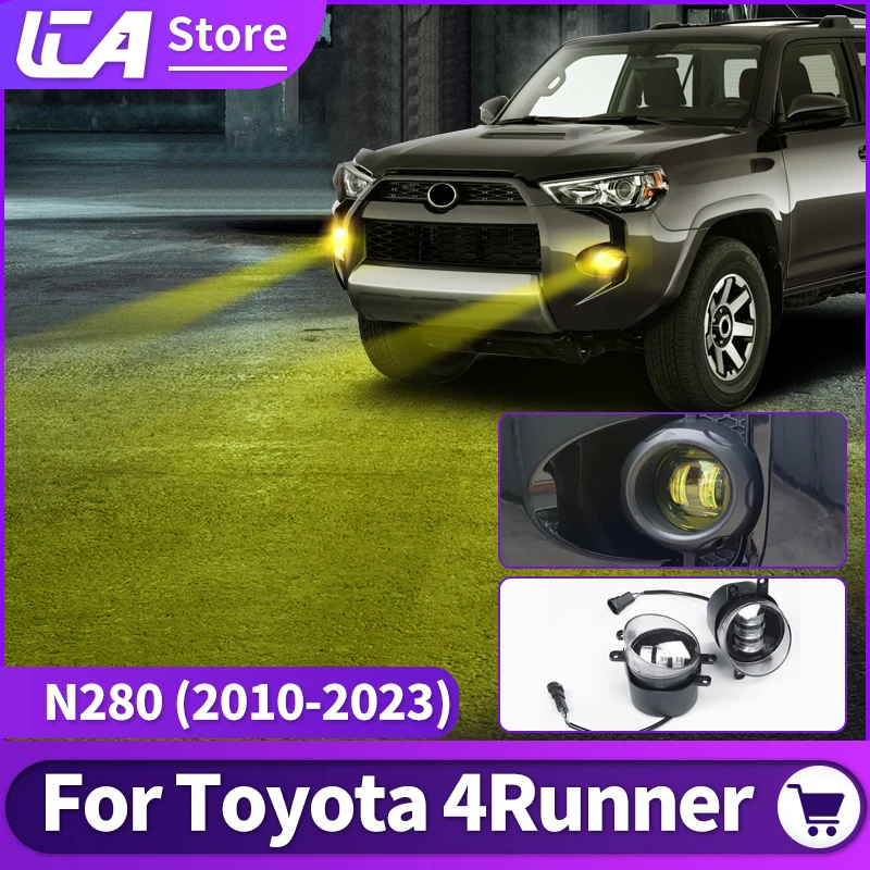 

Two-Color Front Fog Lamp for Toyota 4Runner 2010-2021 2020 2019 20018 Upgrades Exterior Accessories LED Light Replacement Parts