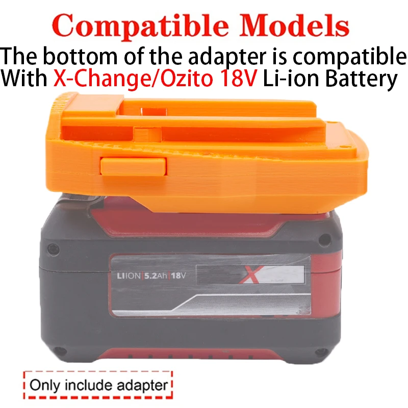 Battery Adapter for Hilti 22V B22 Li-Ion Tools to Einhell/X-Change/OZITO 18V Li-Ion Battery Converter Power Tool Accessories