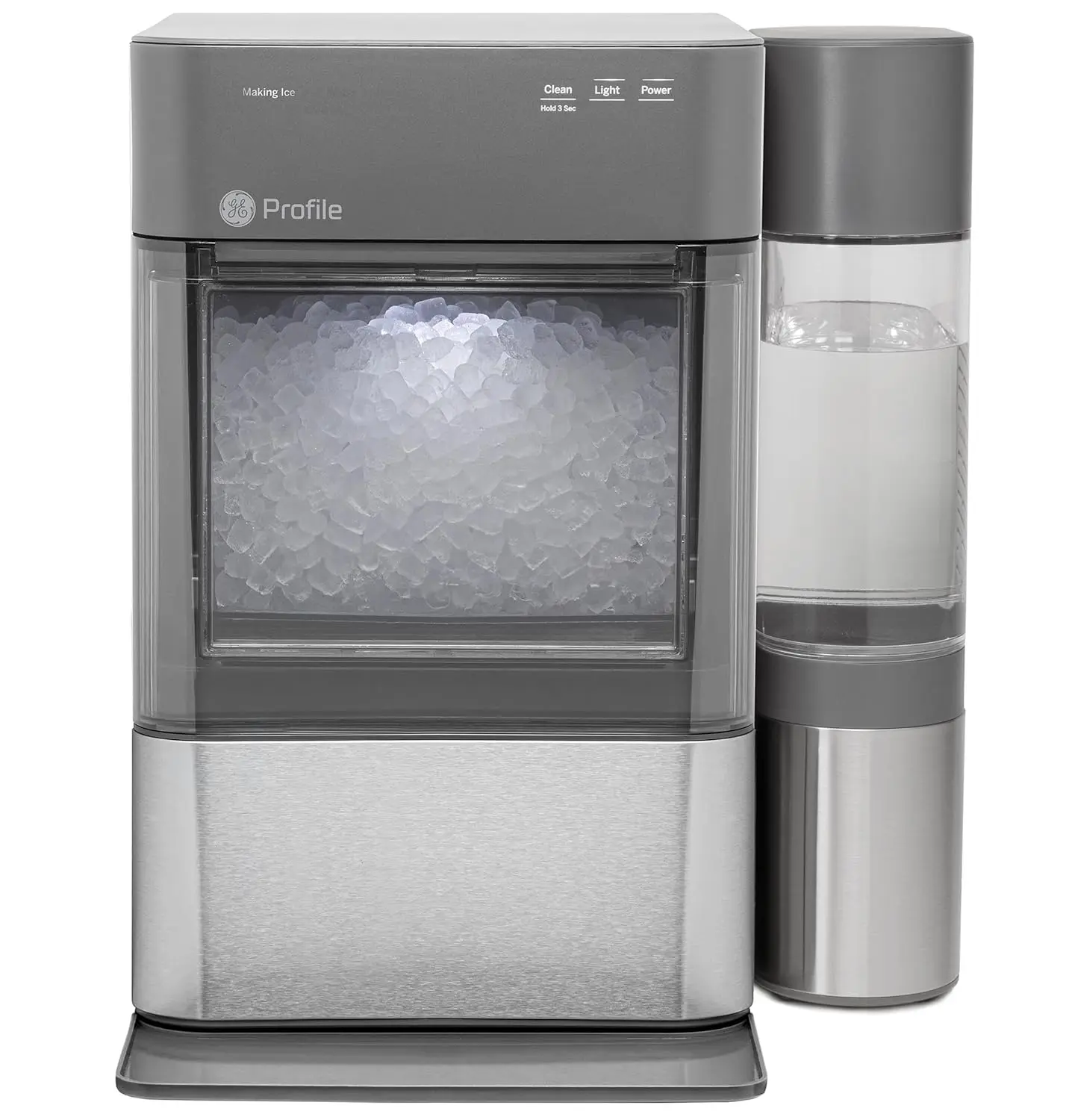 Countertop Nugget Ice Maker with 1 Gallon Side Tank | Ice Machine with WiFi Connectivity