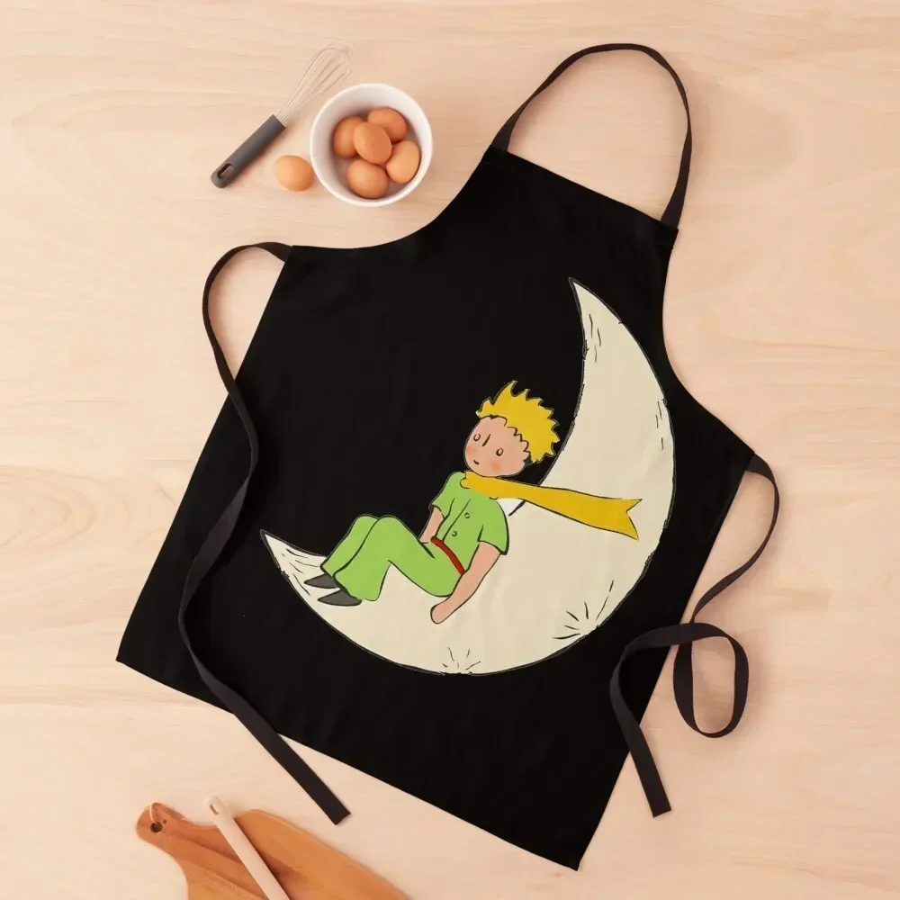 

The little Prince Apron Chef jacket men custom women's kitchen Bib For Kitchen Apron