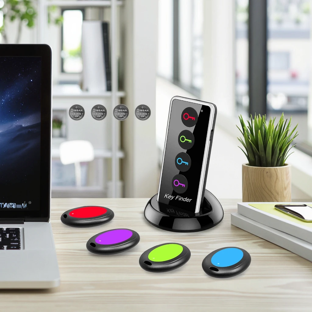 Portable Wireless Key Finder with Anti-Loss Sound Alarm and Remote Control Custom Logo Personal Alarms for Anti-Theft