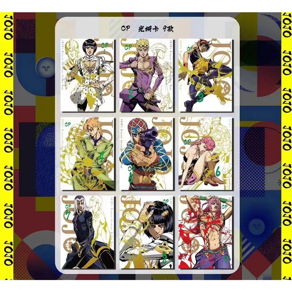 Genuine JoJo Bizarre Adventure Collection Cards Anime Goddess Level Characters Trish Una Jolyne Cujoh Beauty Card Children Gift