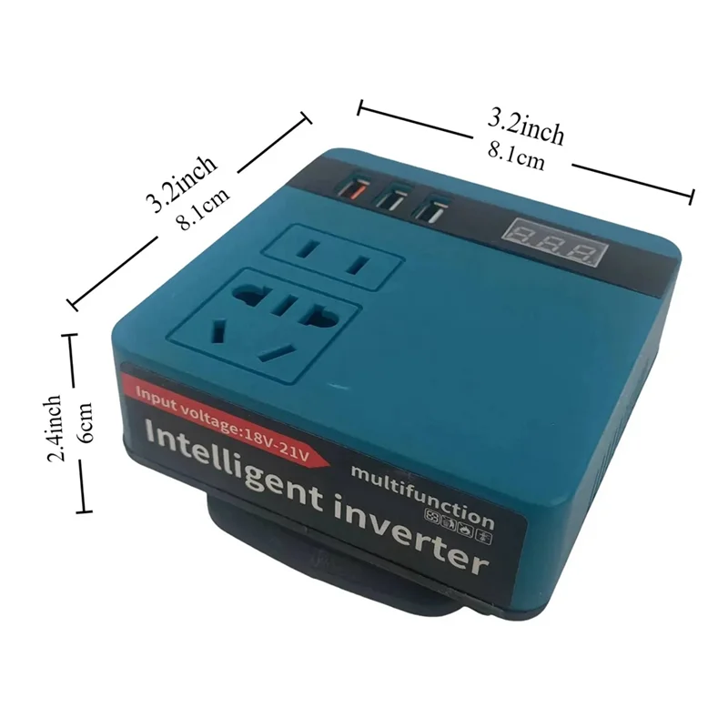 A44F-para inversor de batería de litio, inversor de batería de herramienta eléctrica AC220V/DC5V/20V inversor de operación exterior
