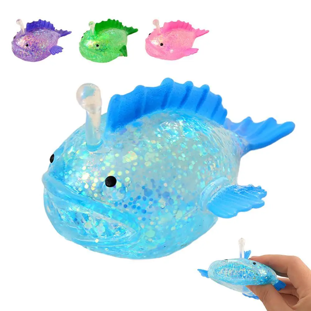 Maltose Lanternfish Sculpting Toy Low Rebound Stress Relief Toy Funny Decompression Fidget Toy For Kids