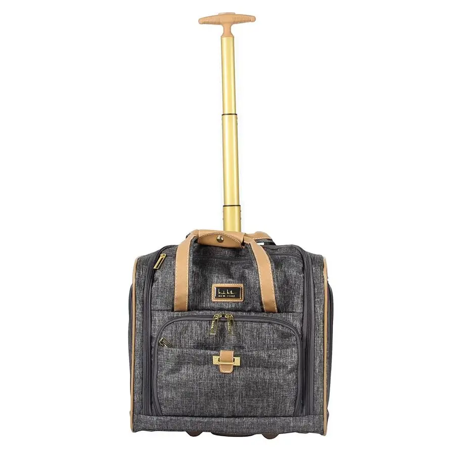 

Miller Underseat Luggage Collection Small Lightweight 15 Inch Under Seat Bag Briefcase for Women Carry On Suitcase with 2 Rollin