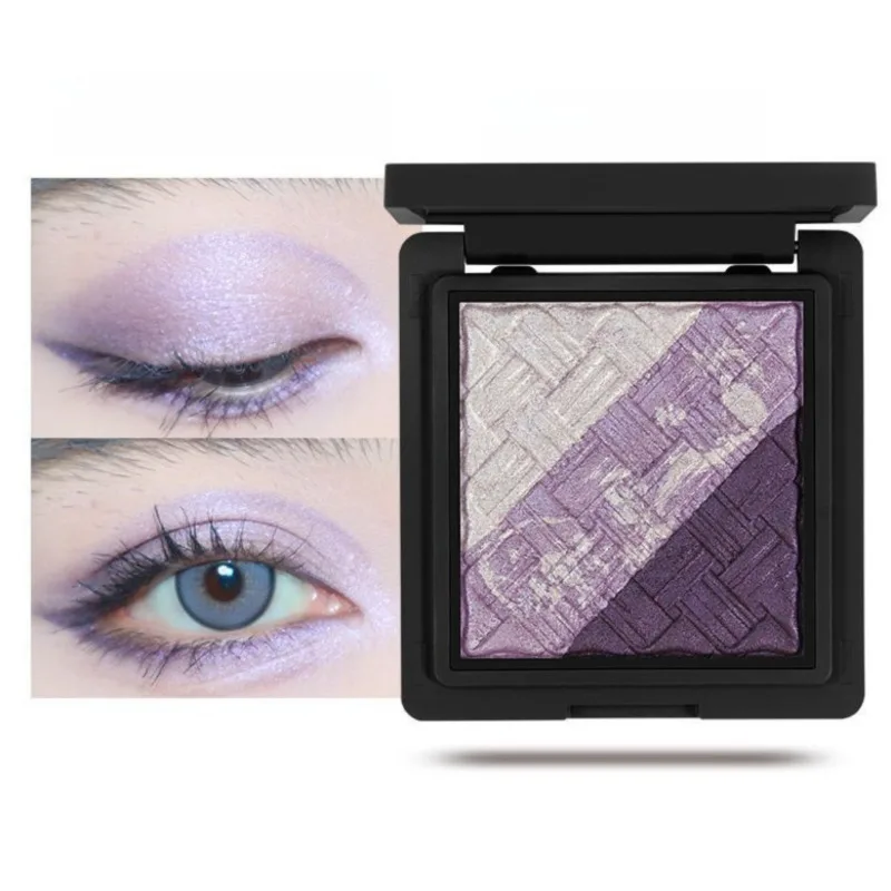 

Трехцветные тени для век, прозрачные, матовые, перламутровые, глянцевые, румяна, универсальная палитра теней для век, розовая палитра теней для век