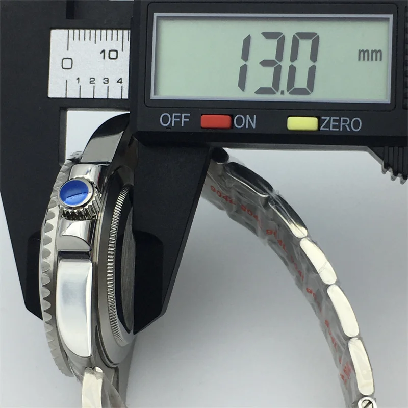 BLIGER 40mm Sapphire Glass Silver Case 904L Bracelet Fits NH34 NH35 NH38  ETA2824 2836 PT5000 Miyota 8215 DG2813 3804 Movement