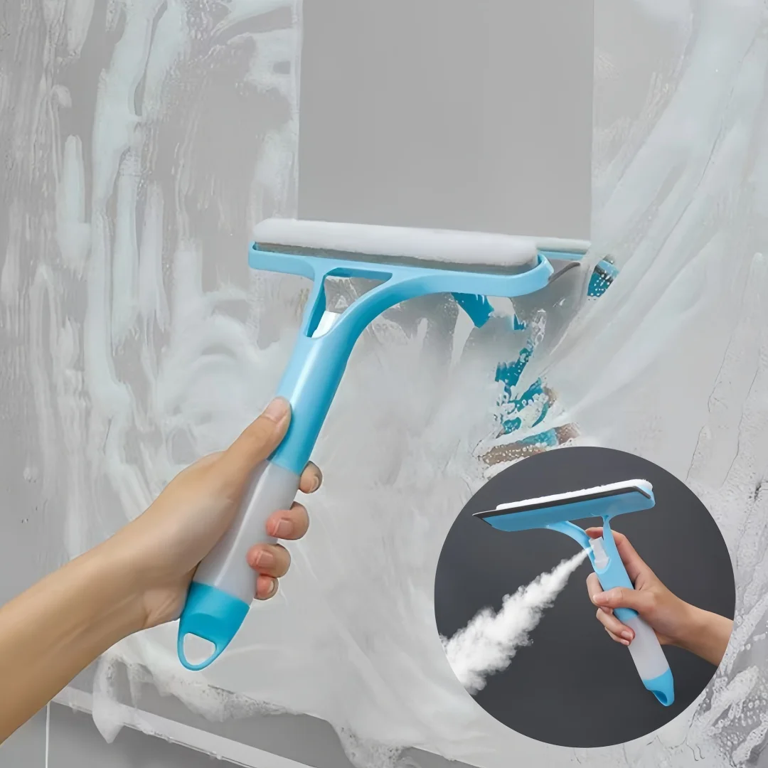 Anti-Fog and Anti-Mildew Multi-functional Squeegee Suitable for Home and Car Use Glass Mirror and Bathroom Tile Cleaning Tools