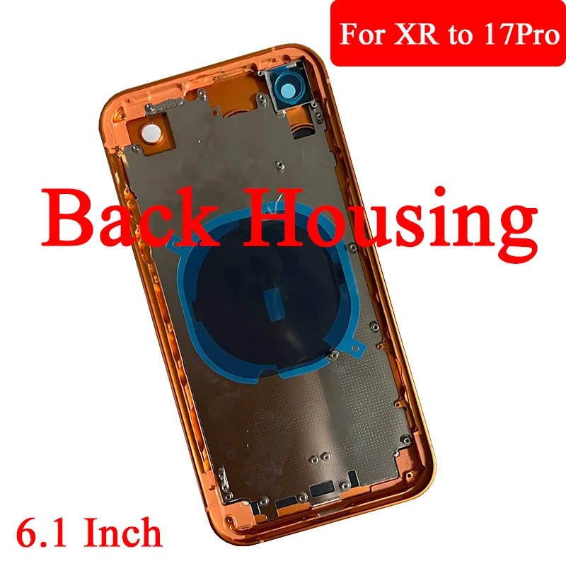 غطاء خلفي للكاميرا الكبيرة OEM لهاتف iPhone XR إلى 17 Pro متوافق مع غطاء iPhone 11 مثل 17Pro Style هدية مجانية