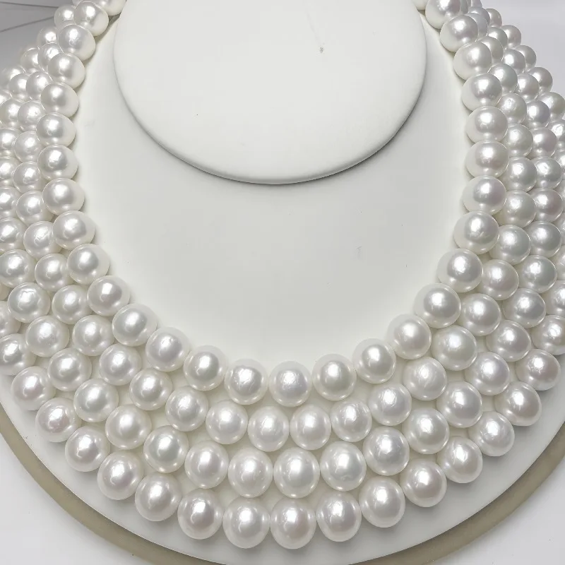 

Natural Pearl 9-10mm Round Bead Potato Shaped Egg Shaped DIY Necklace Bracelet