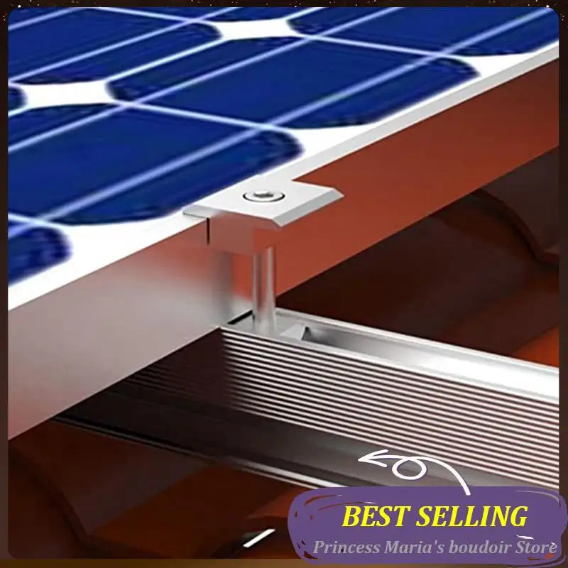 AB30-12PCS Photovoltaic Support Medium Pressure Block Slider 40Mm For Connecting And Fixing Solar Panels