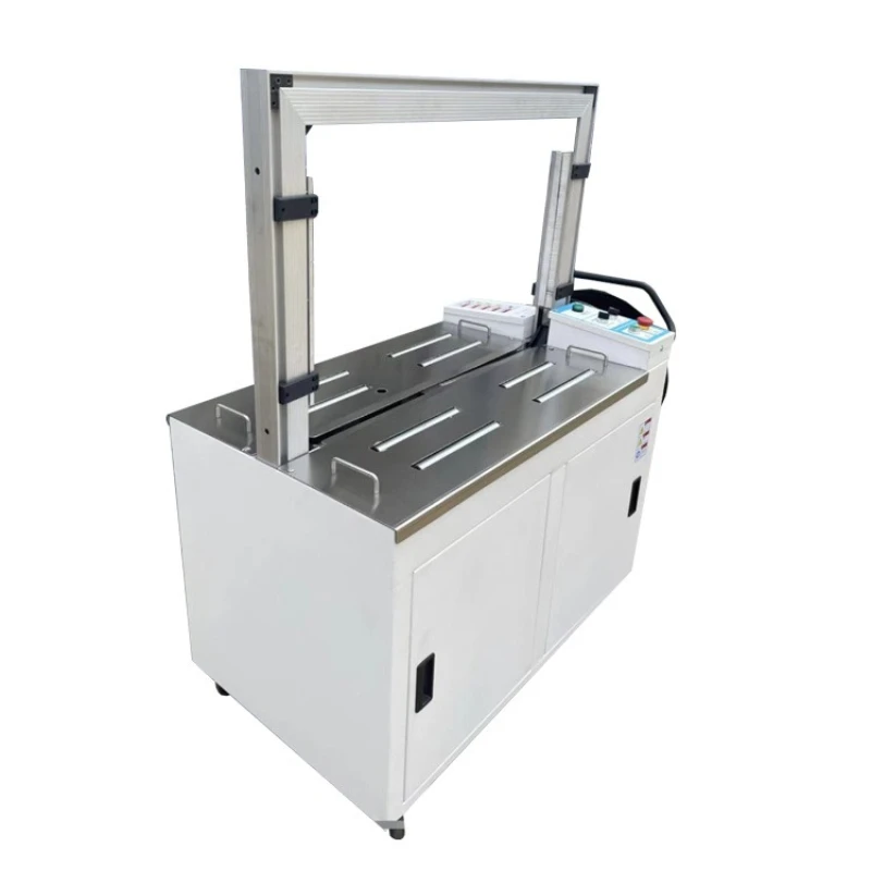 JD-101 220v Automatic  PP Strapping Machine for strap paper tubes and carton boxes