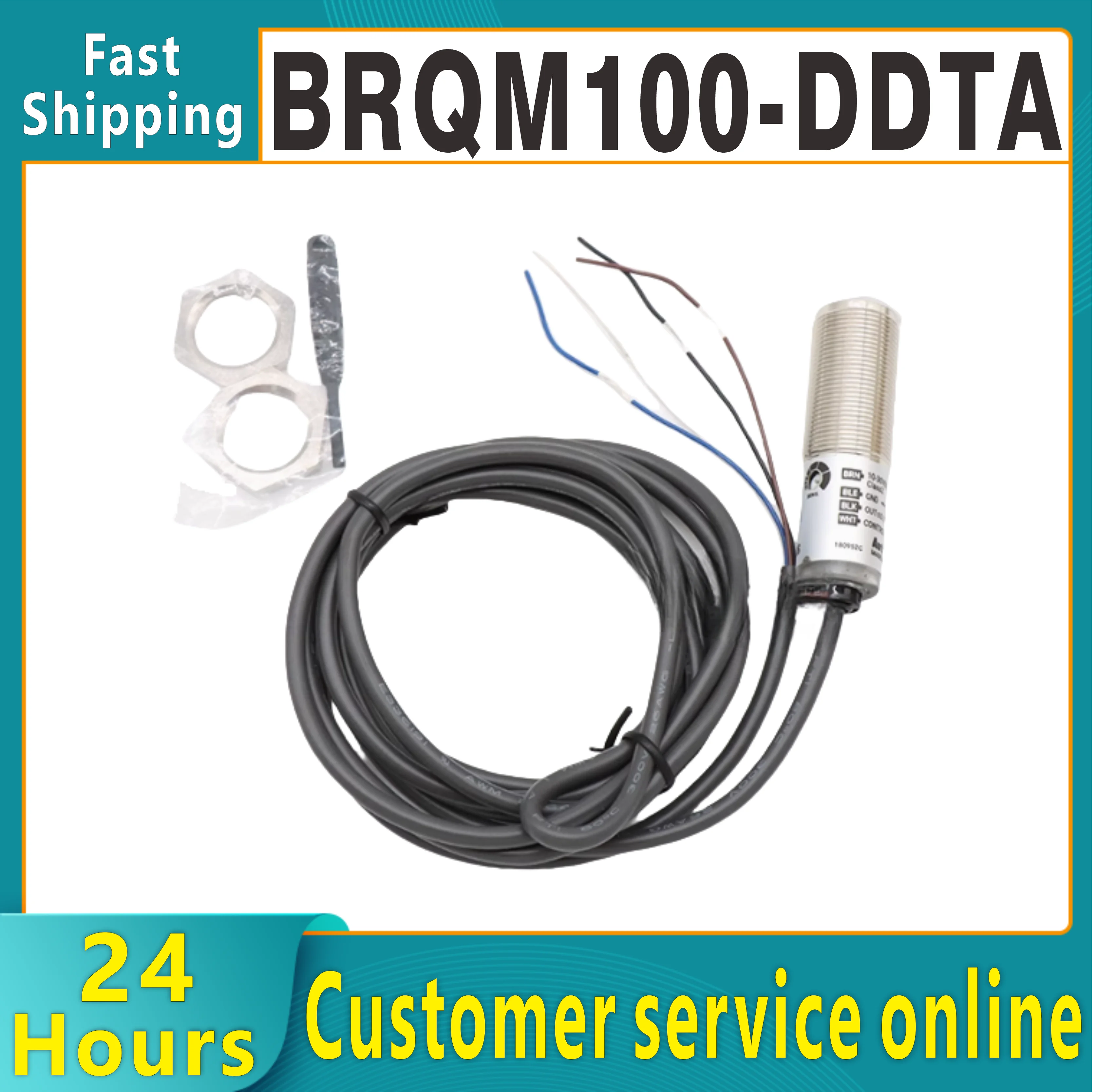 

BRQM100-DDTA/BRQM100-DDTA-P AUTONICS brand new original genuine diffuse reflection photoelectric switch sensor