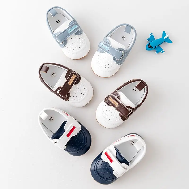 حذاء رياضي للأطفال من البولي يوريتان و تي آر ، أولاد وبنات ، 0-9-18 شهرًا ، حذاء للربيع والخريف للأطفال الصغار ، جودة عالية ، جديد ، BBW3100 ،