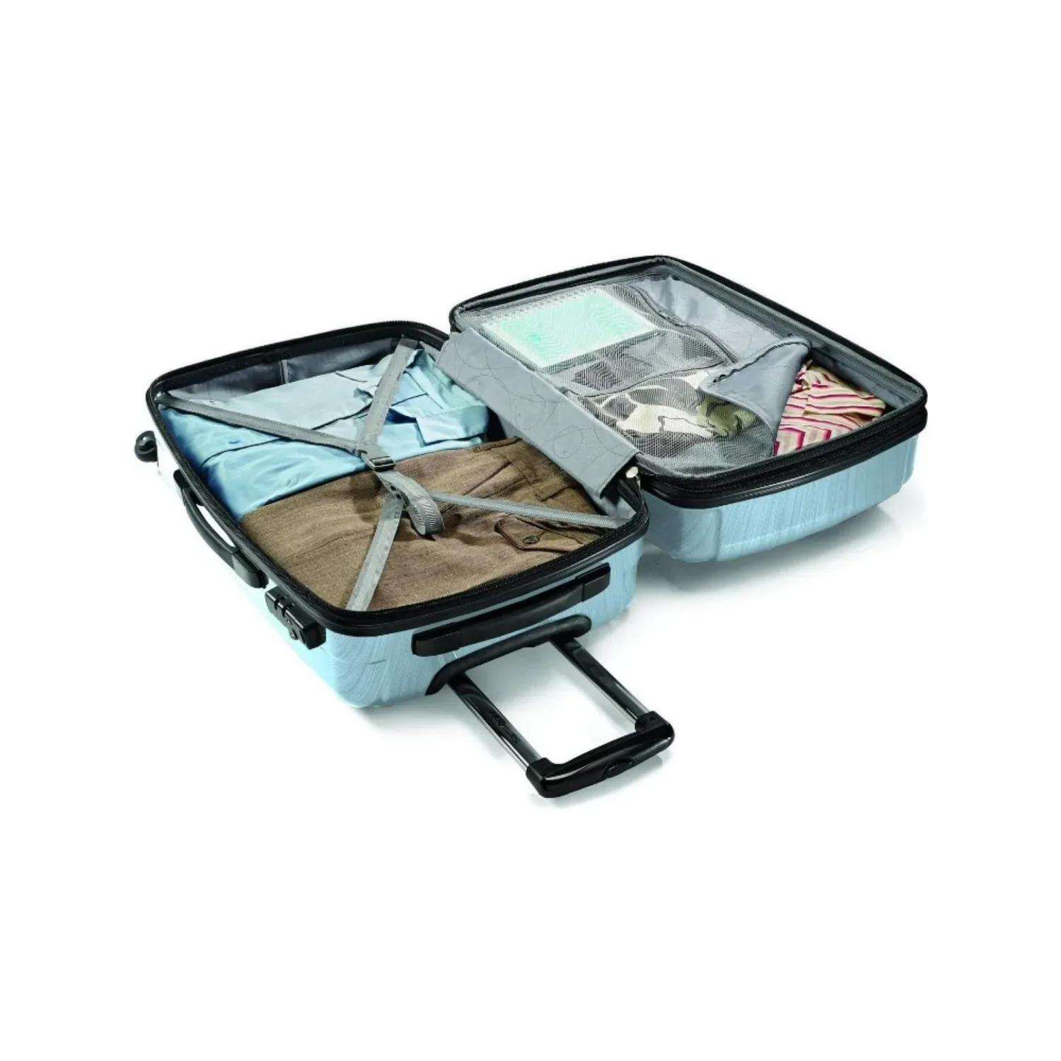 Winfield 2 Hardside Luggage with Spinner Wheels, Ice Blue, 3-Piece Set (20/24/28)