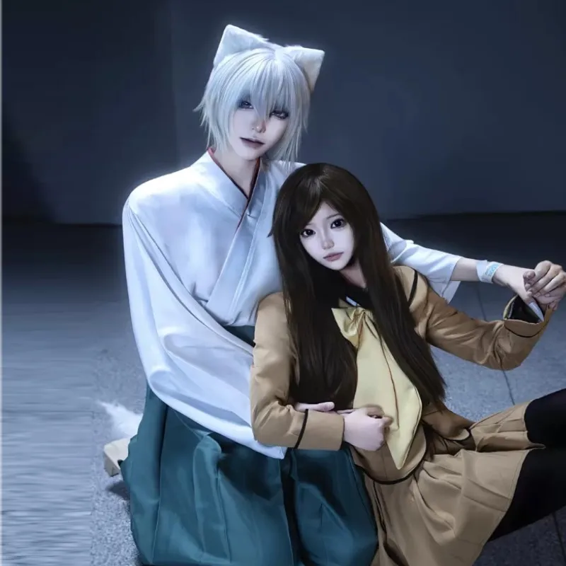 Kamisama Kiss Hajimemashita Love Mizuki Cosplay Kostüm Perücke Grün Kimono Top Hose Halloween Unisex Kostüme Cosplay