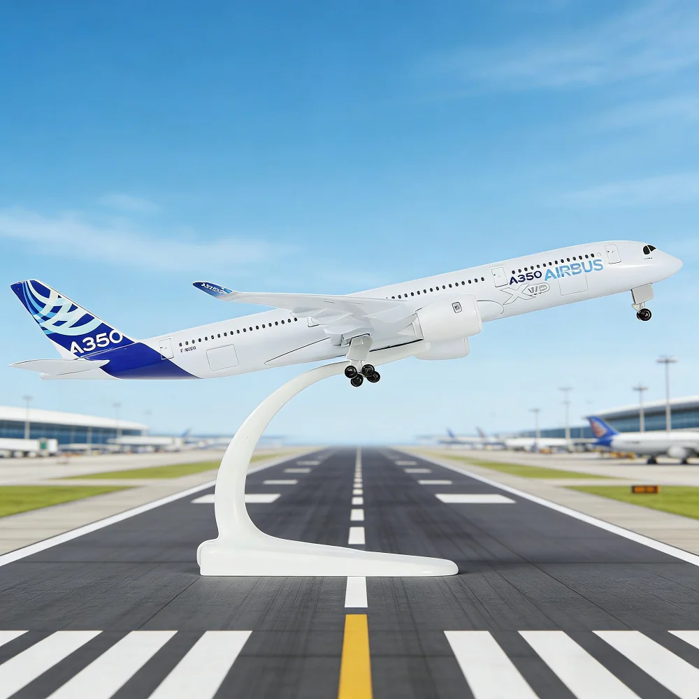 

1/300 20cm A350 Prototype Airplane Model Diecast Metal Toy Airplane Model for Aviation Enthusiasts Gifts or Decorations